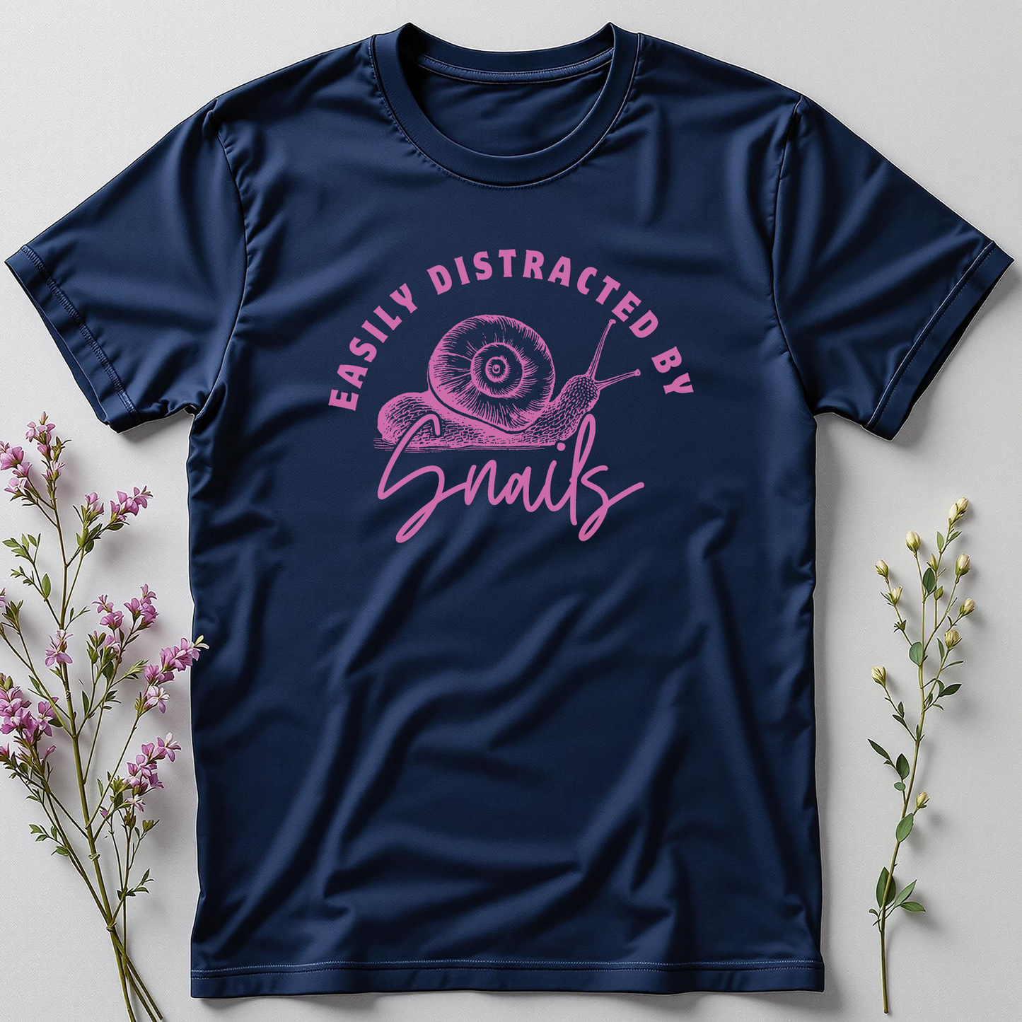 Easily Distracted by Snails Tee