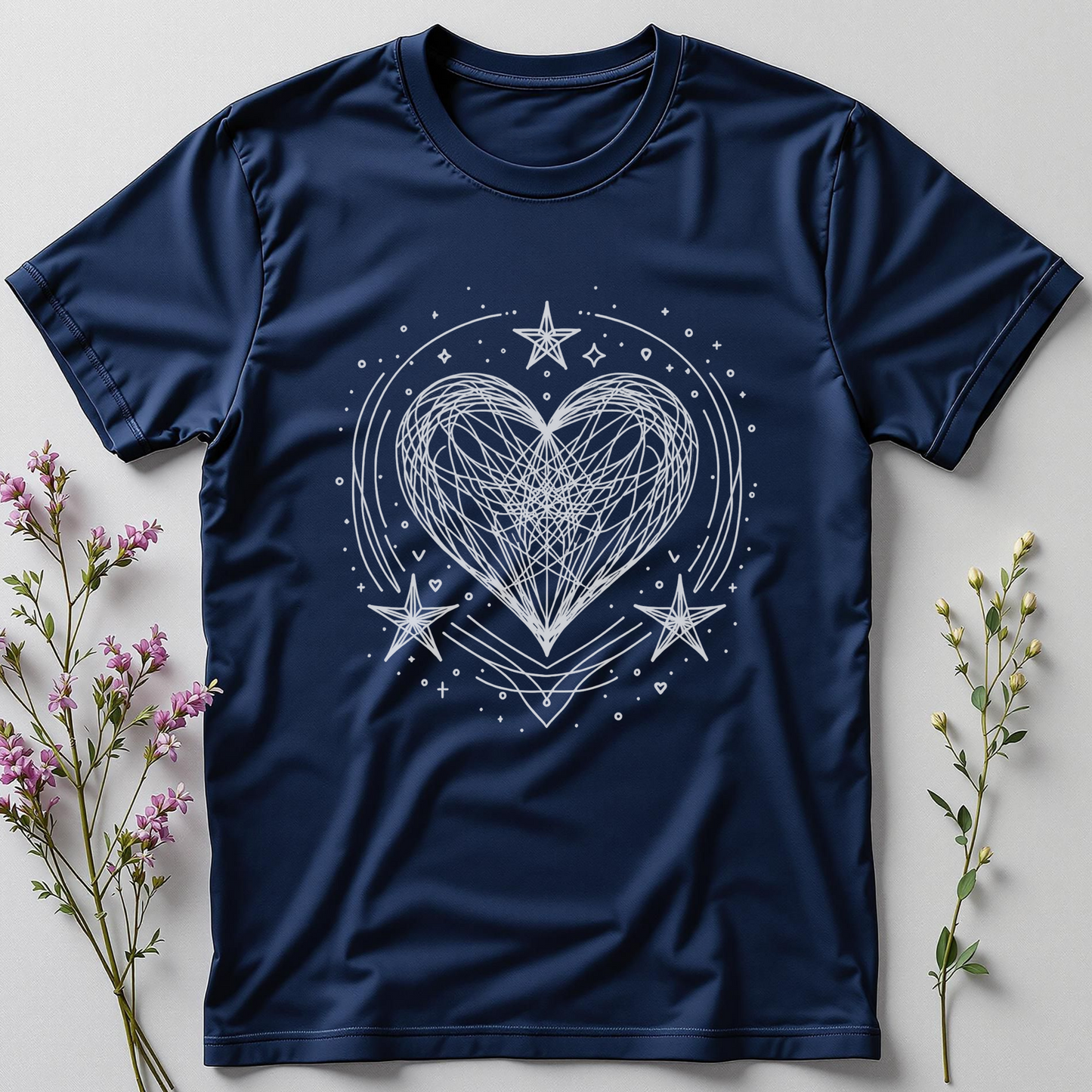Cosmic Doodle Heart Tee