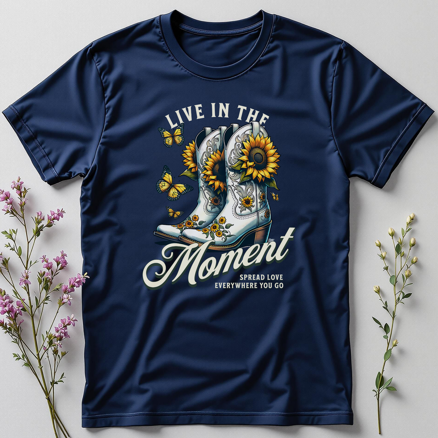 Right Here, Right Now – Live in the Moment Tee