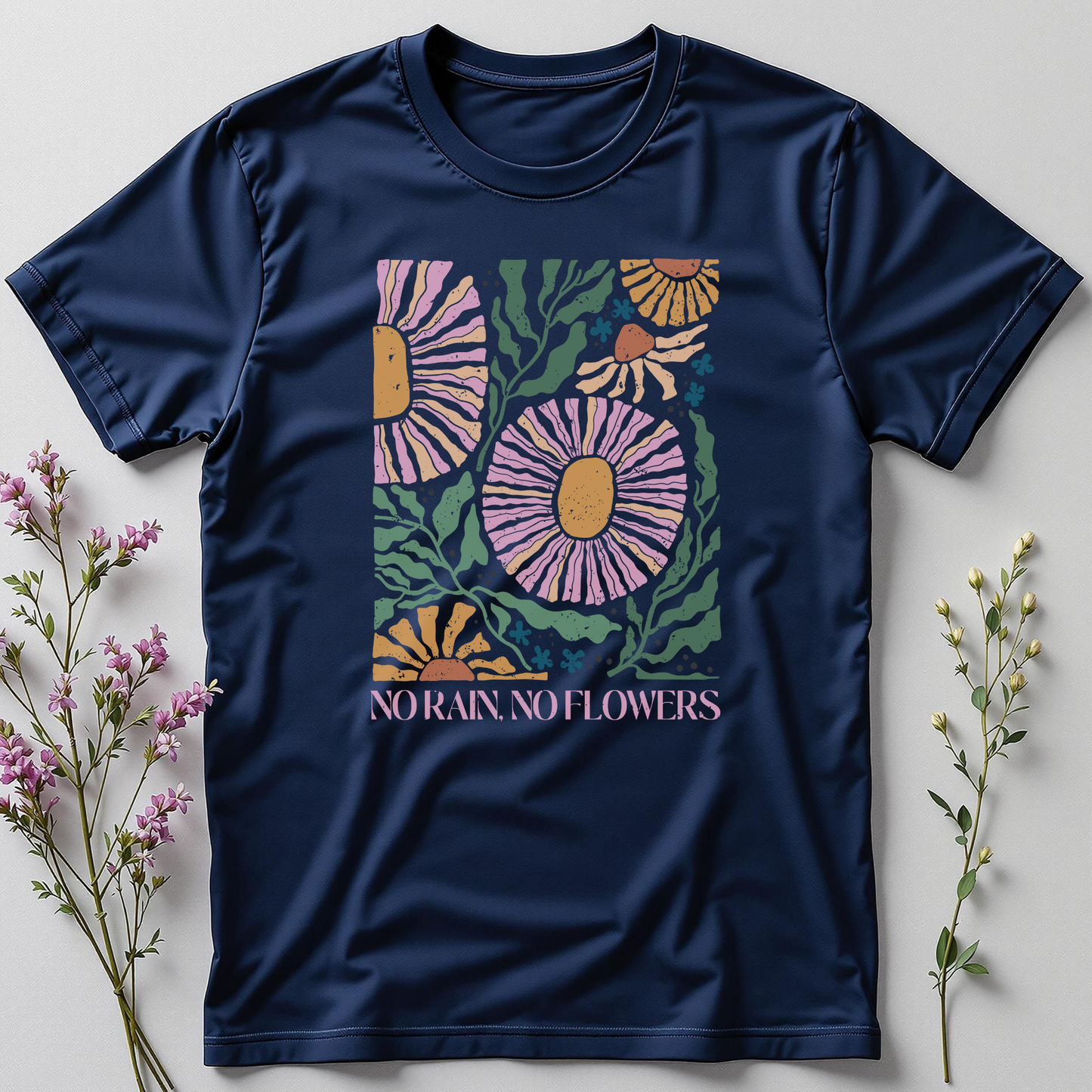 No Rain, No Flowers Tee