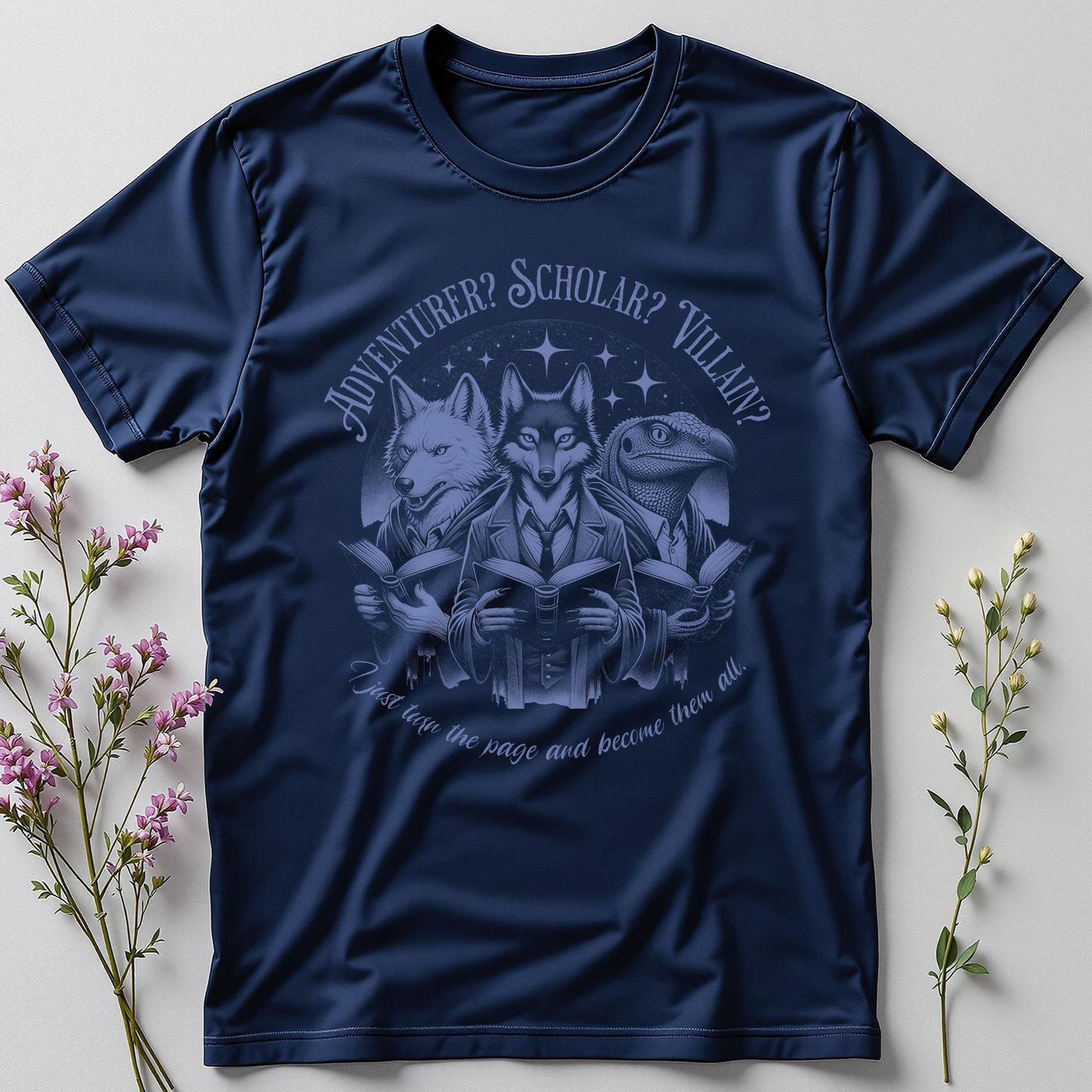 Adventurer? Scholar? Villain? Tee