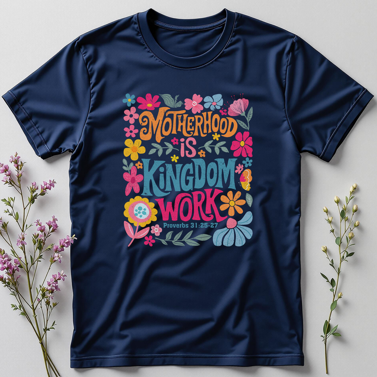 Kingdom Work in a Messy Bun Tee