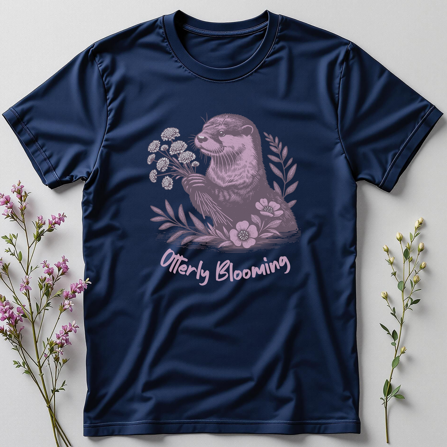 Otterly Blooming Tee