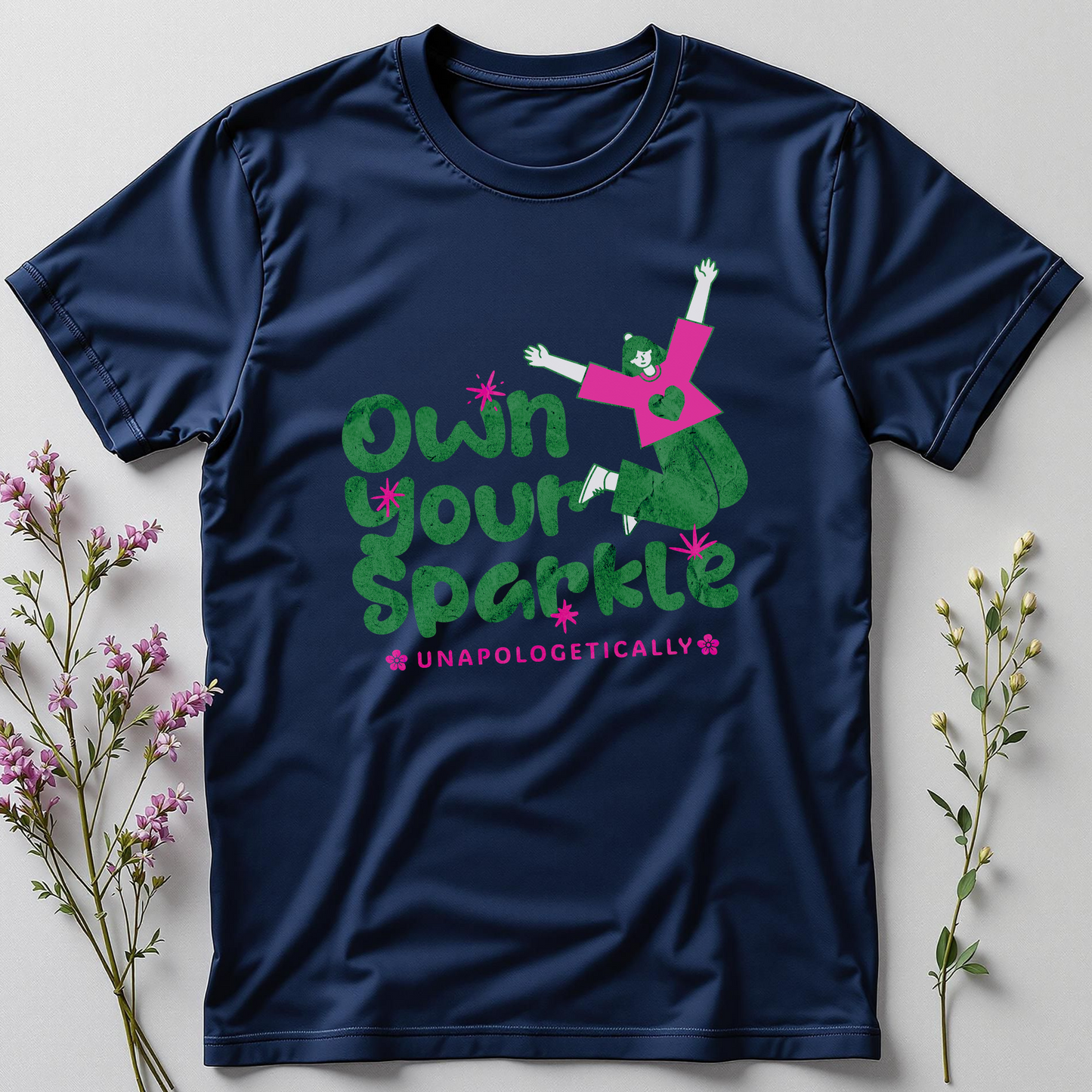 Sparkle Loud Tee – Own It Unapologetically