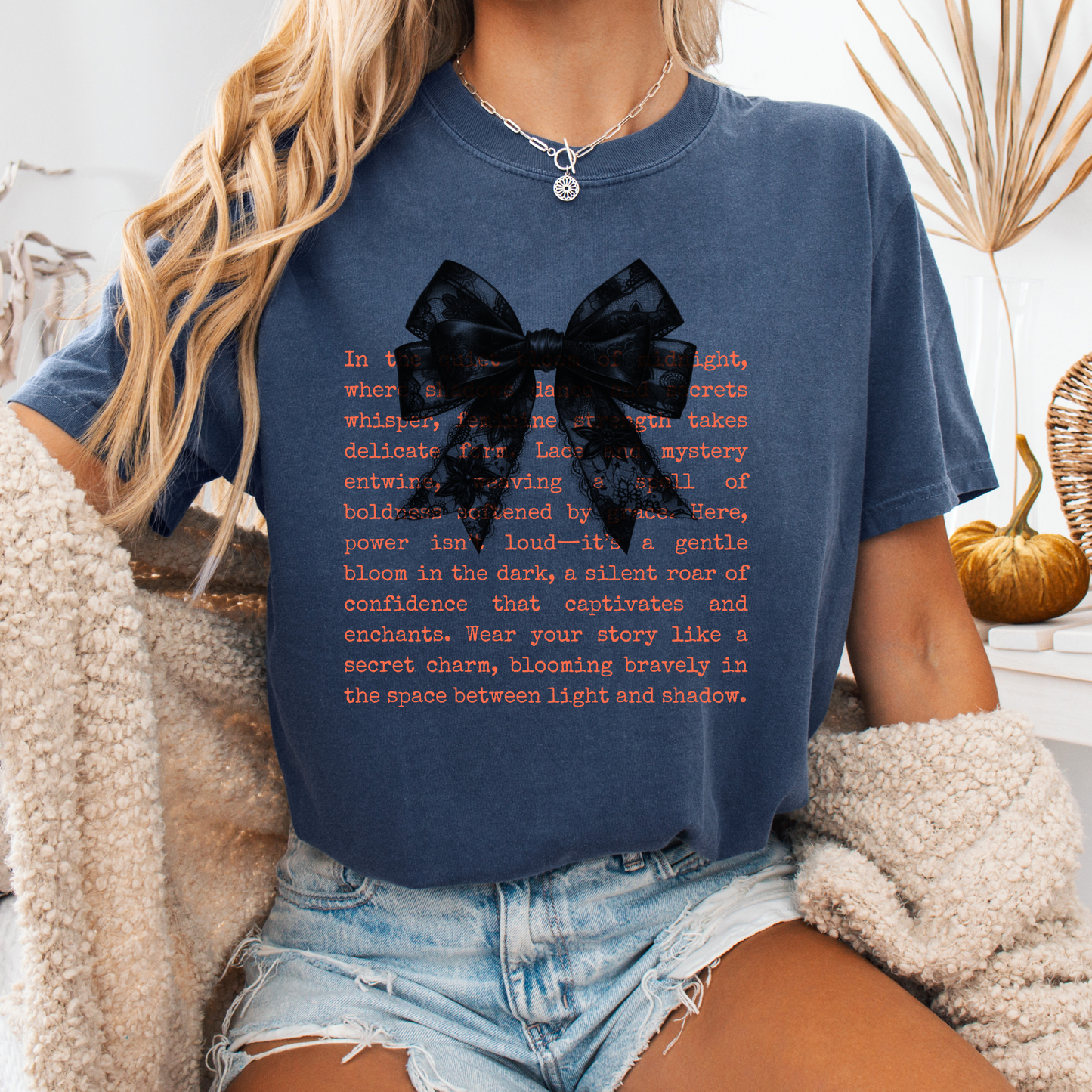 Midnight Coquette Bloom Tee