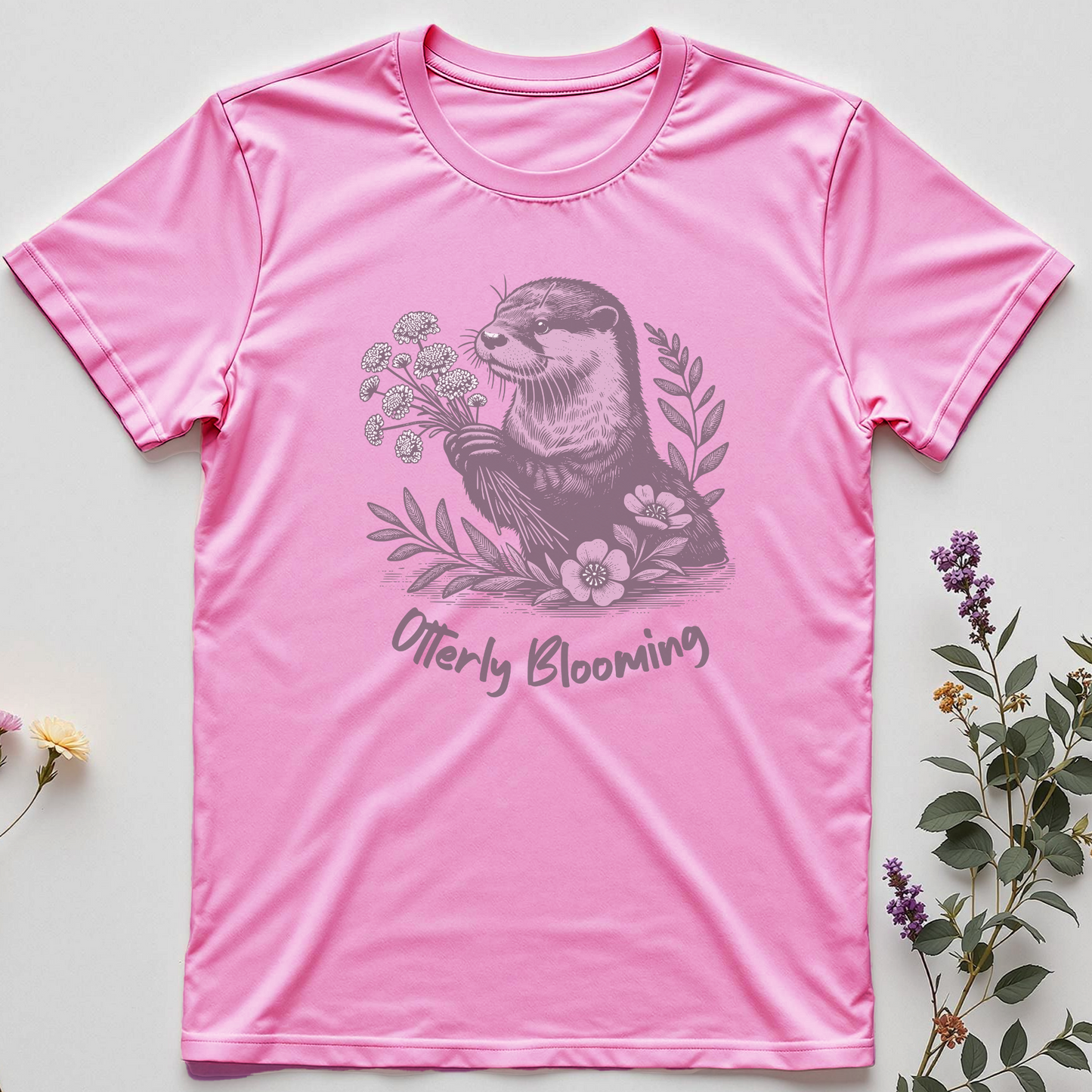 Otterly Blooming Tee