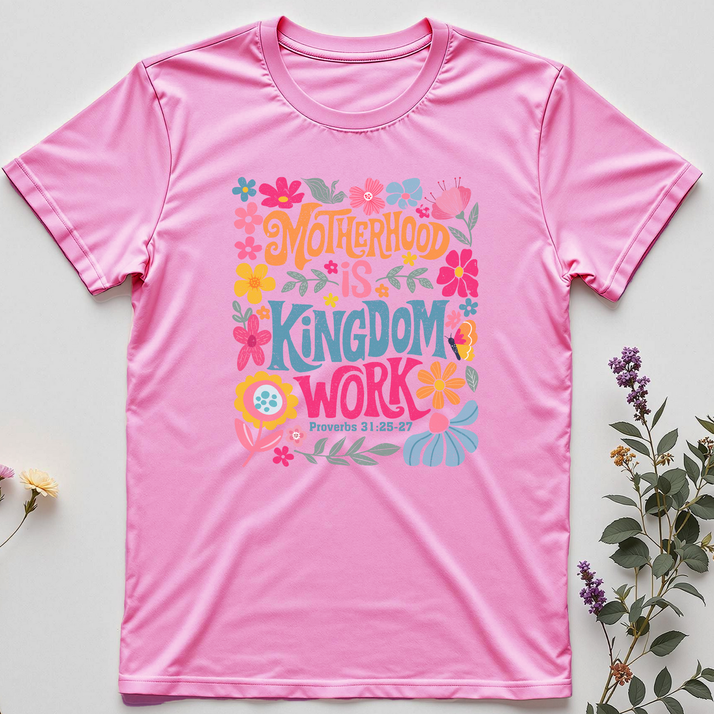 Kingdom Work in a Messy Bun Tee
