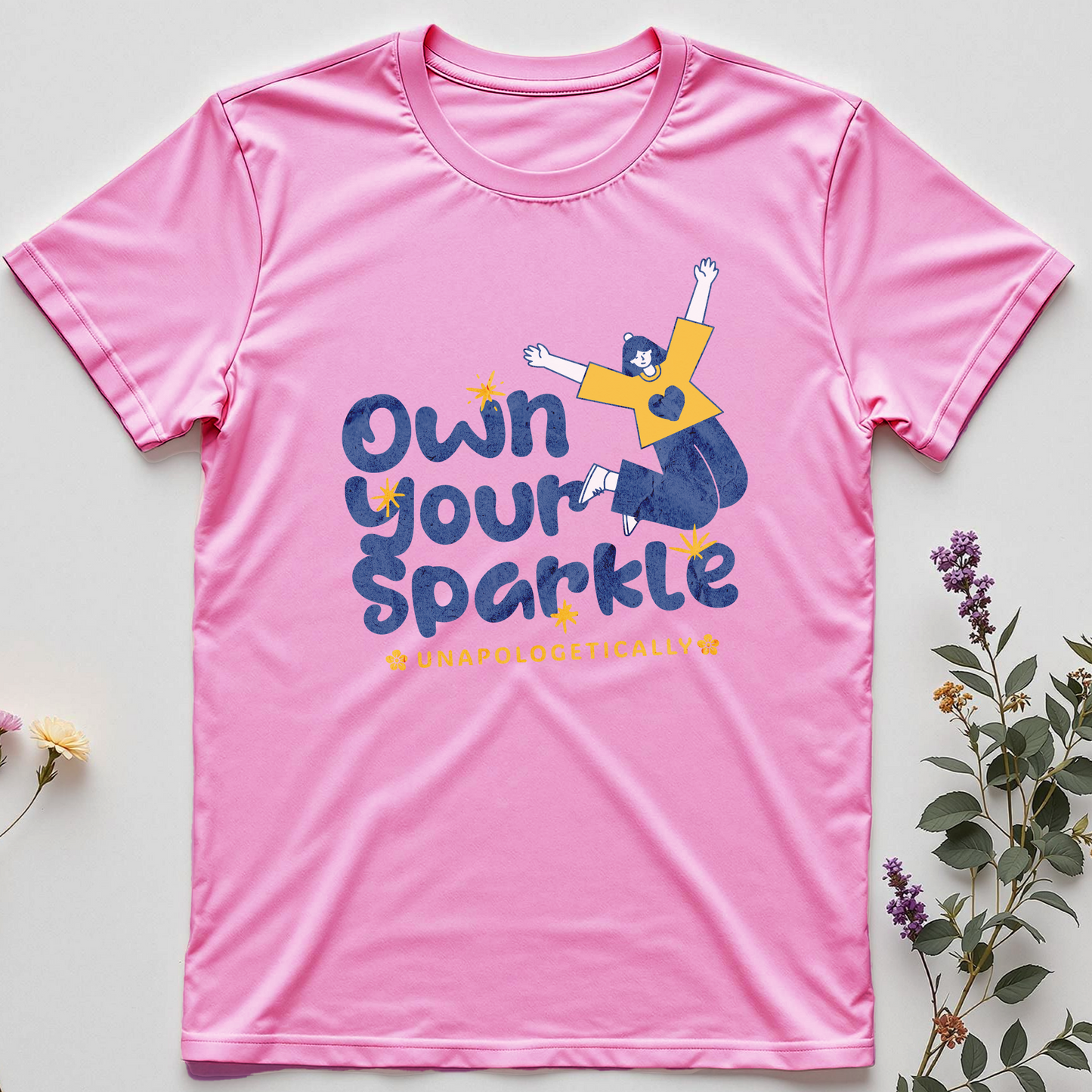 Sparkle Loud Tee – Own It Unapologetically