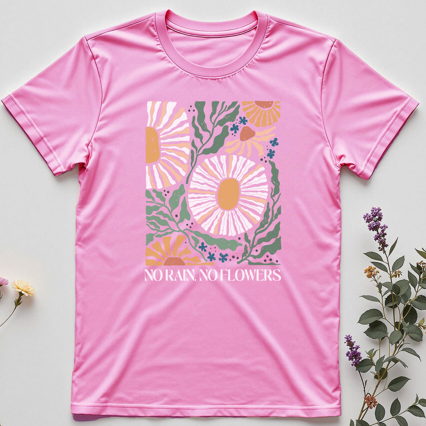 No Rain, No Flowers Tee