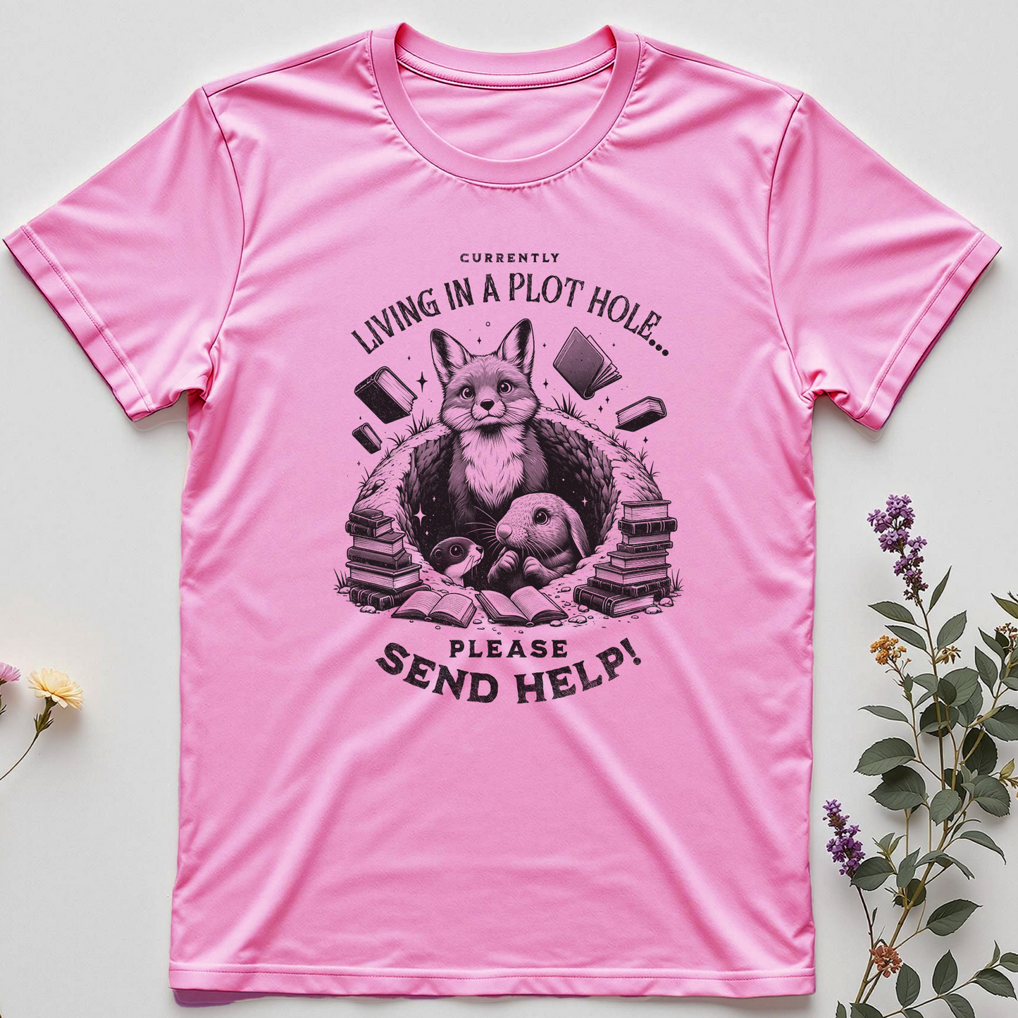 Currently Living in a Plot Hole Tee