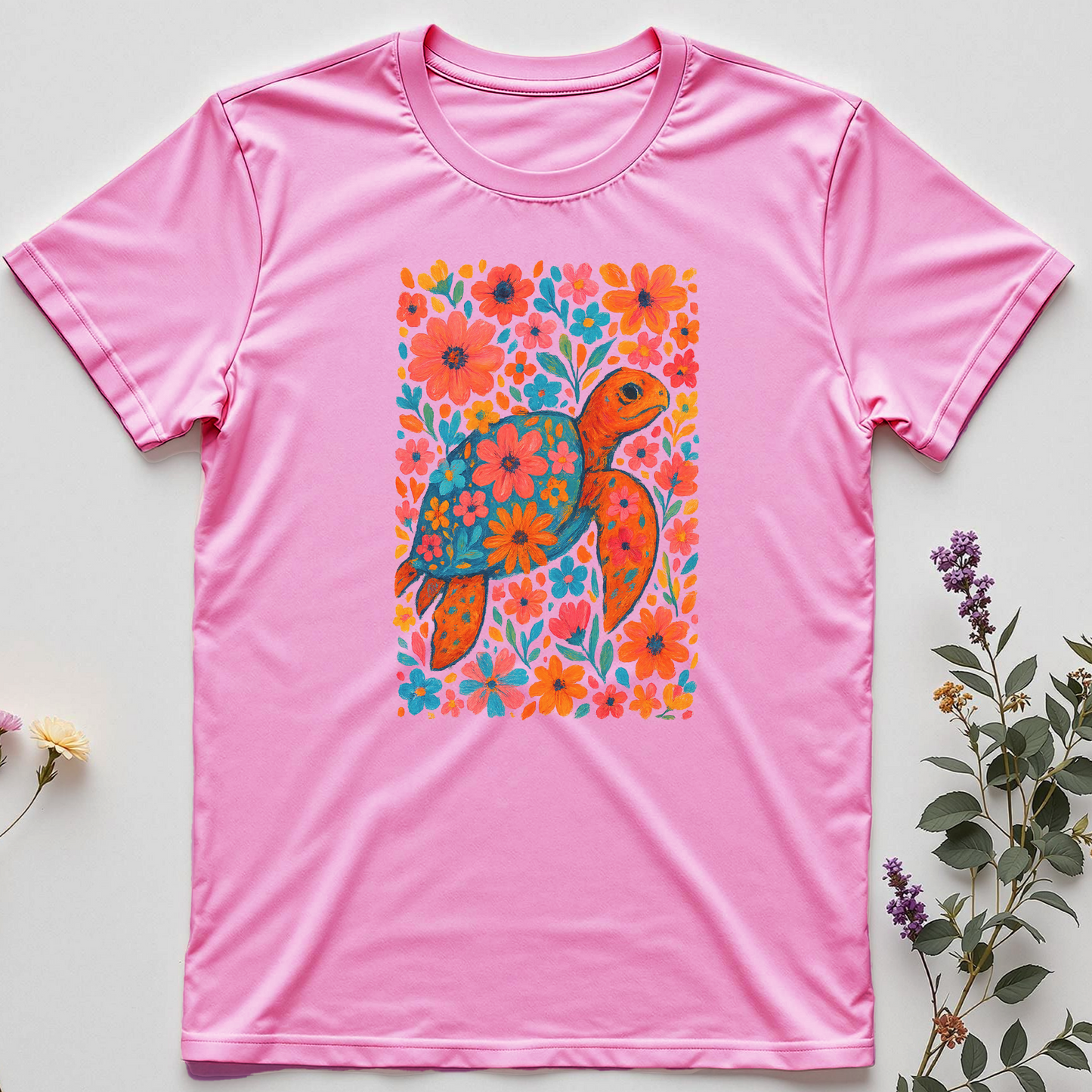 Floral Voyager — Sea Turtle Soul Tee