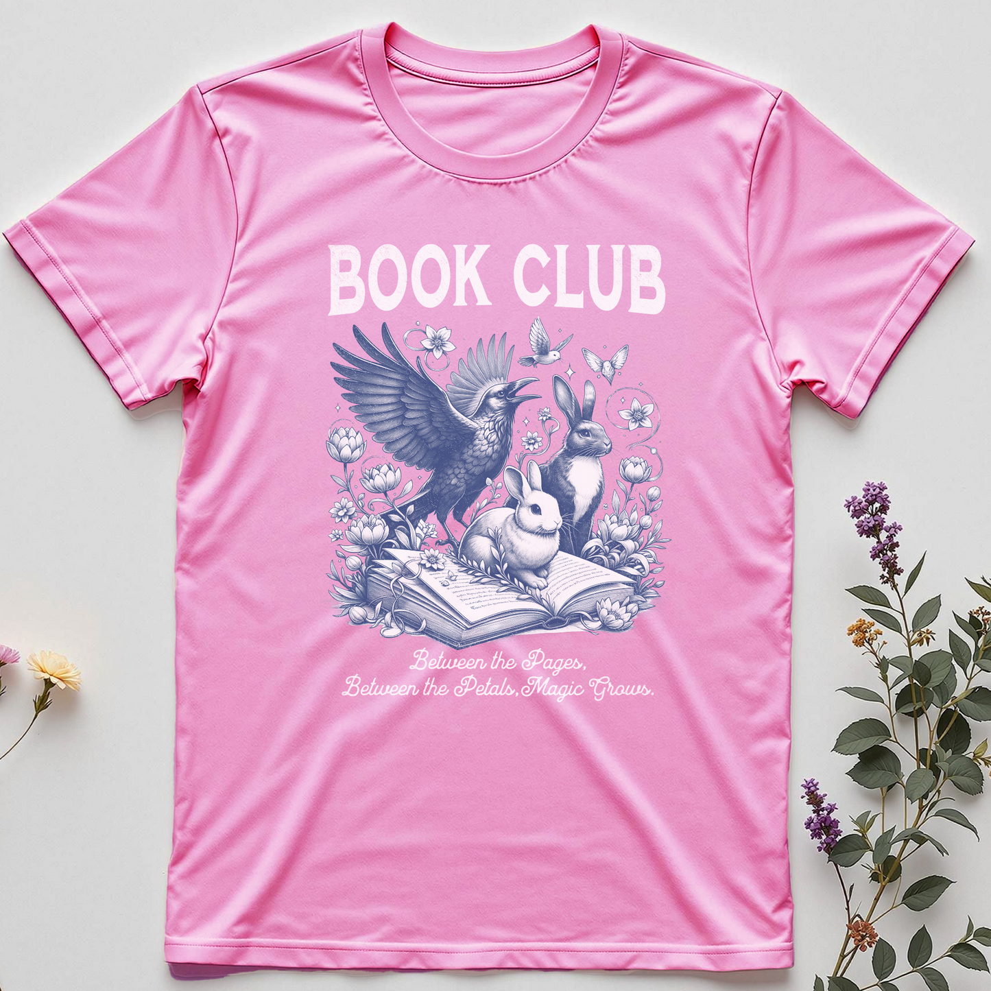Magic Grows Between the Pages Tee
