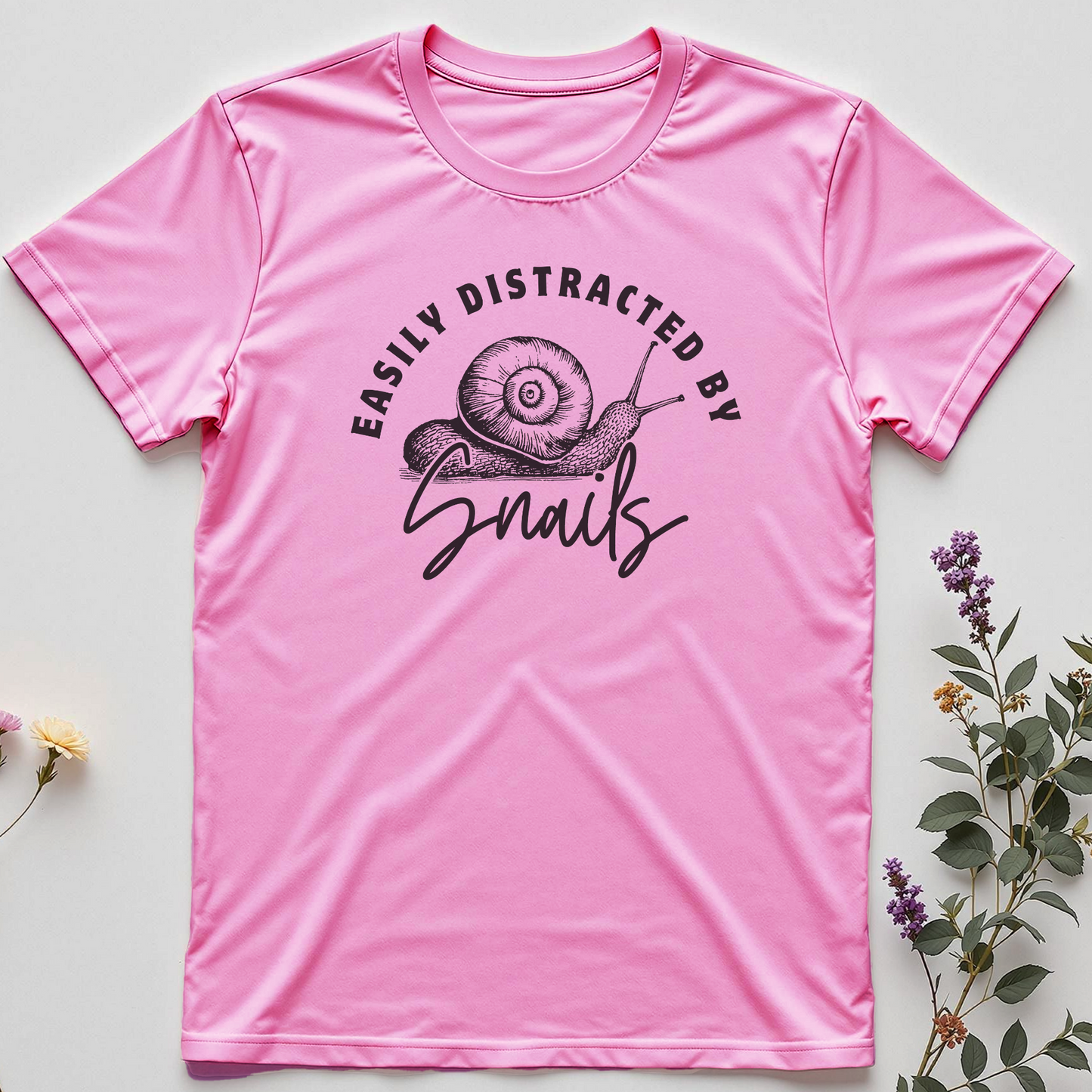 Easily Distracted by Snails Tee