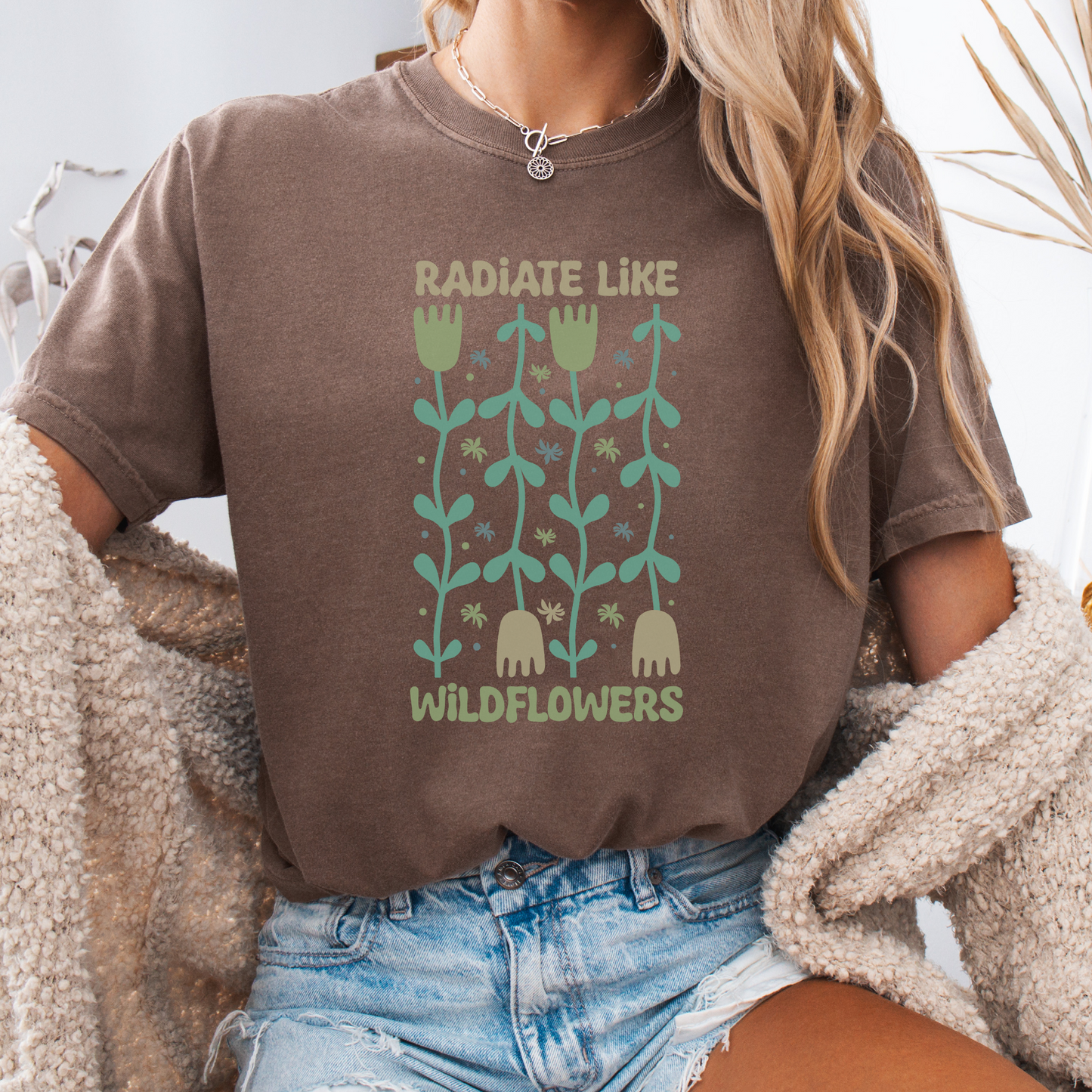 Radiate Wild – Like Sunlight on Untamed Blooms Tee