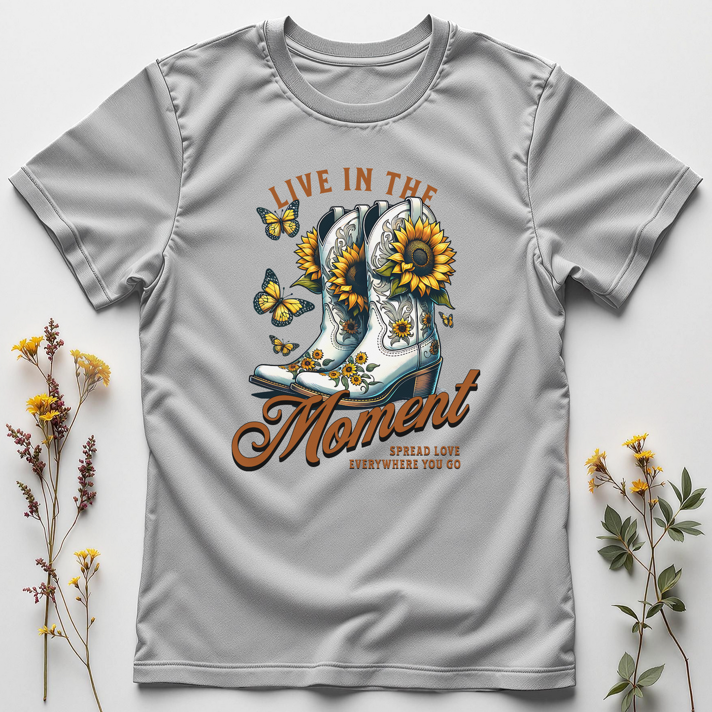 Right Here, Right Now – Live in the Moment Tee
