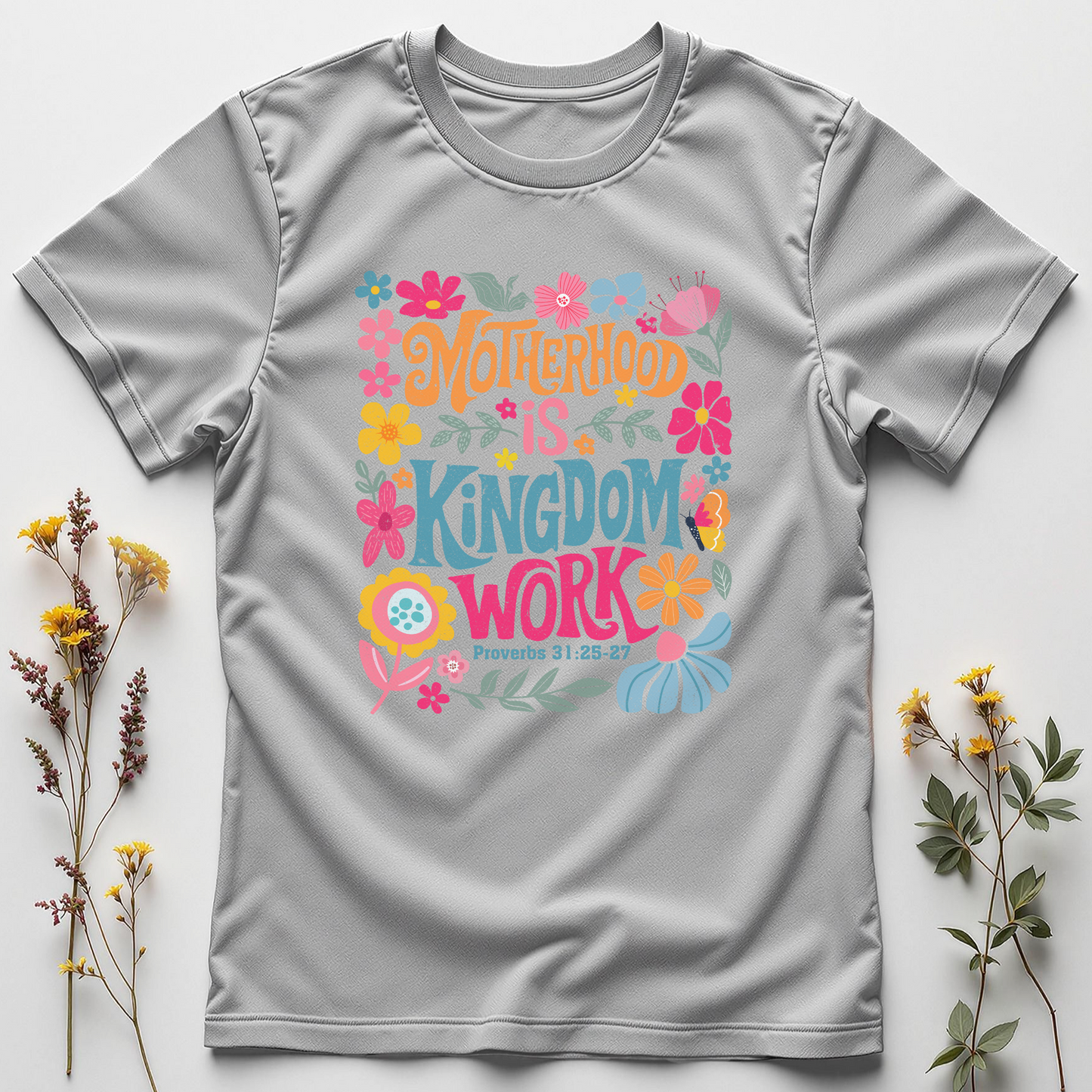 Kingdom Work in a Messy Bun Tee