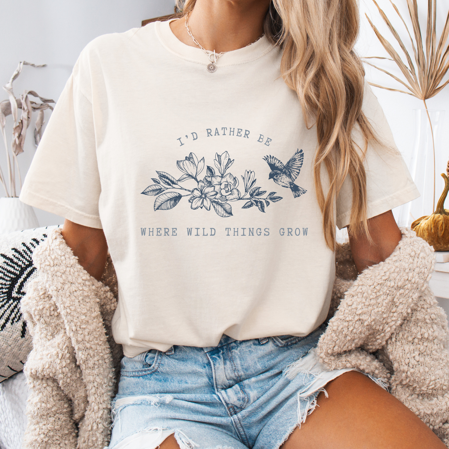 Where Wild Things Grow – Rooted, Free, Unapologetically You Tee