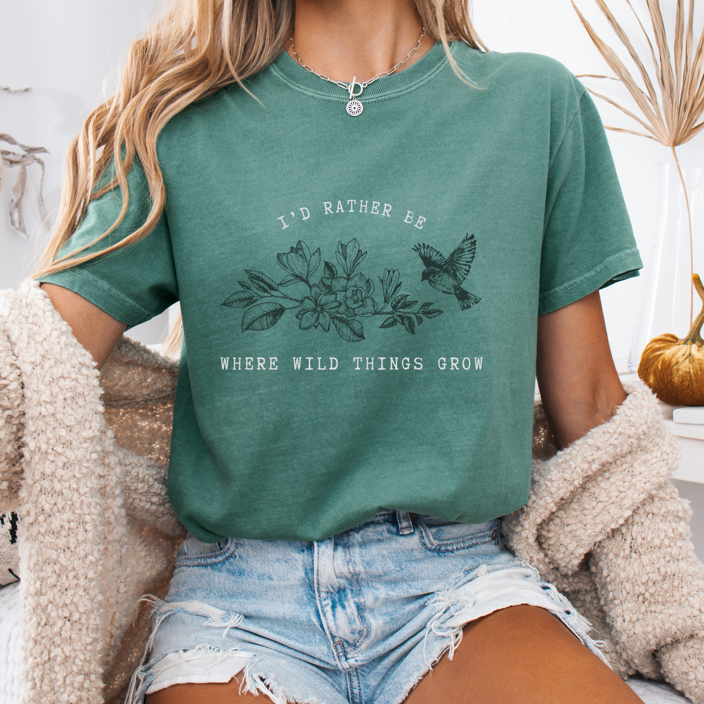 Where Wild Things Grow – Rooted, Free, Unapologetically You Tee