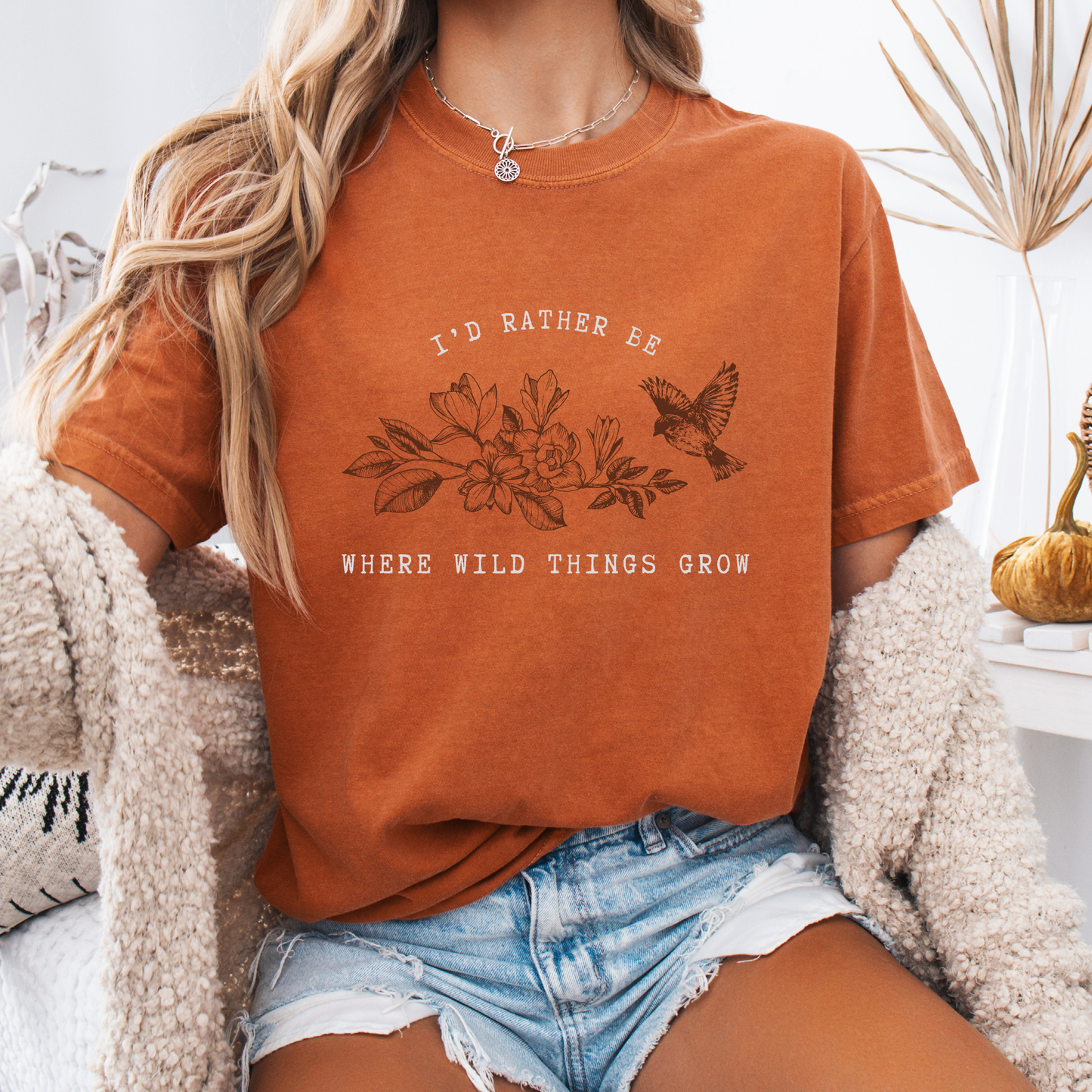 Where Wild Things Grow – Rooted, Free, Unapologetically You Tee