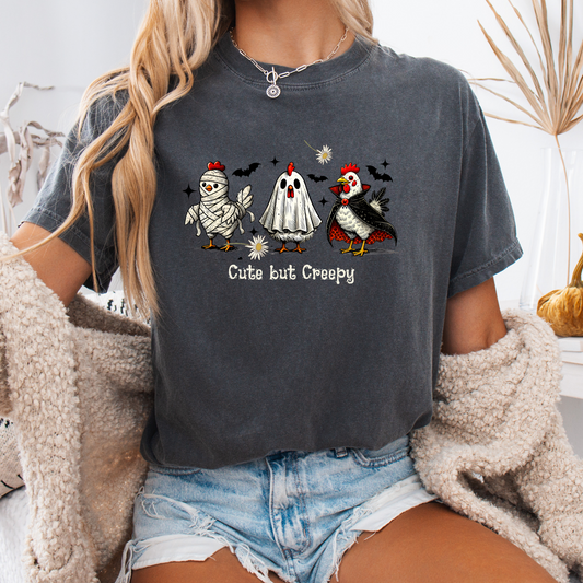 Cute But Creepy - Fearless & Feathered Tee