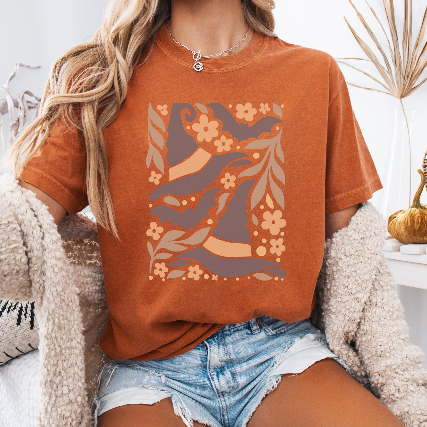 Witch Hats & Blooms - Spirited & Spellbound Tee