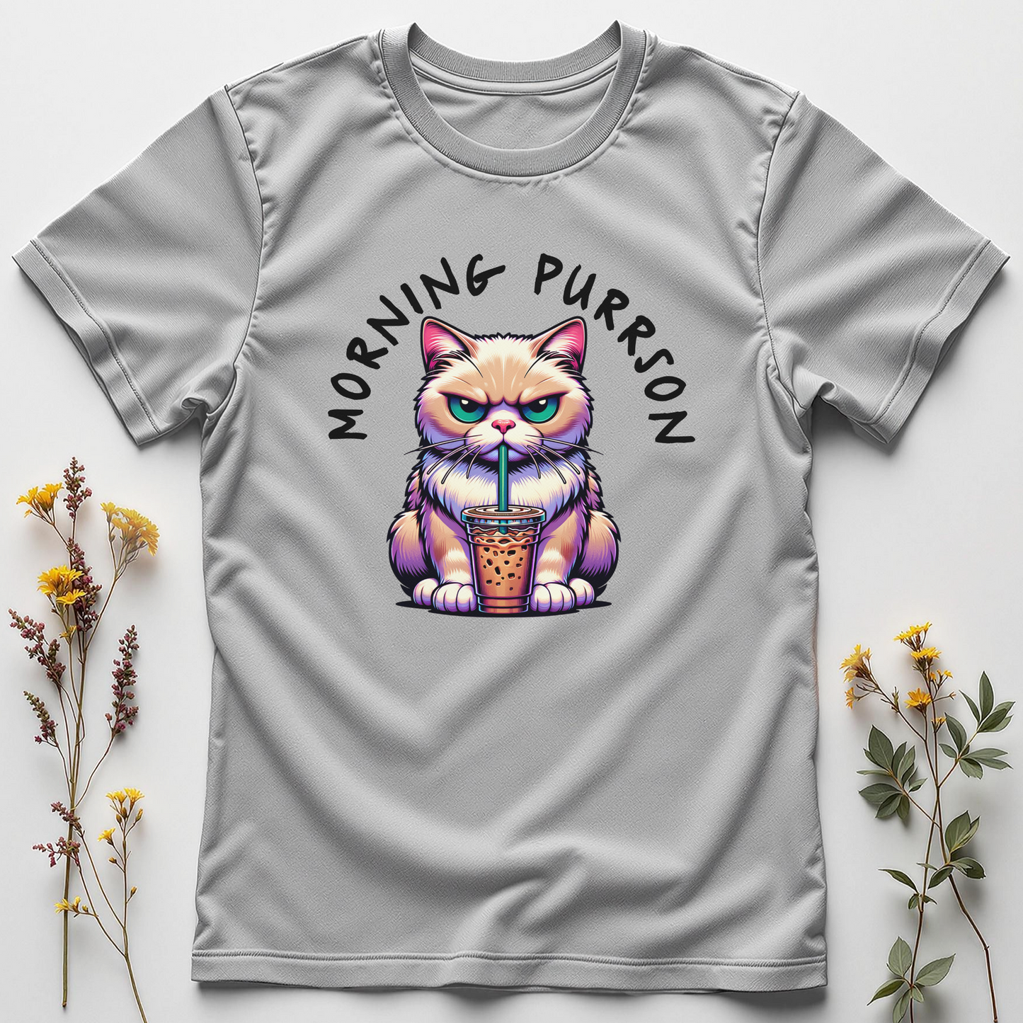 Grumpy but Purrfectly Functional Tee