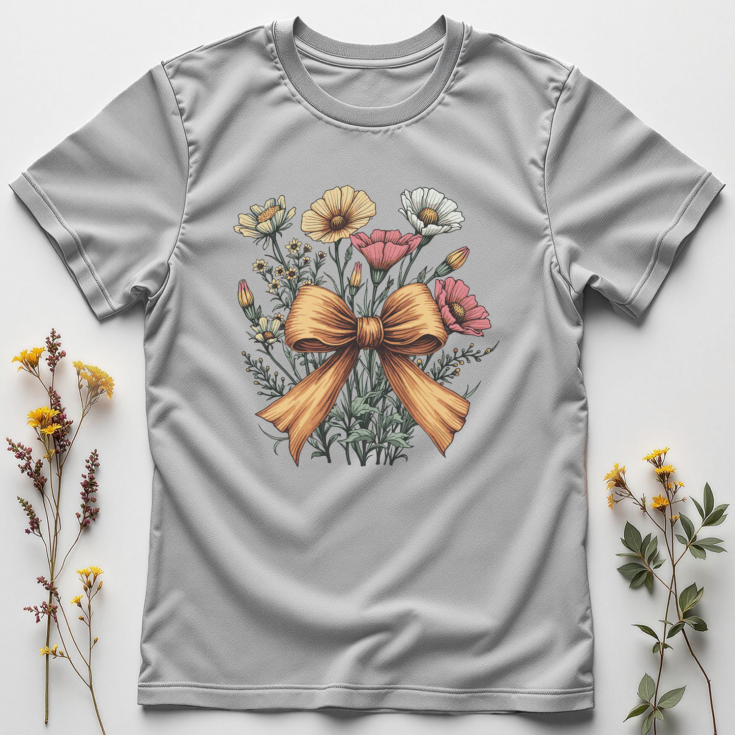 Cosmos & Coquette Bow Tee