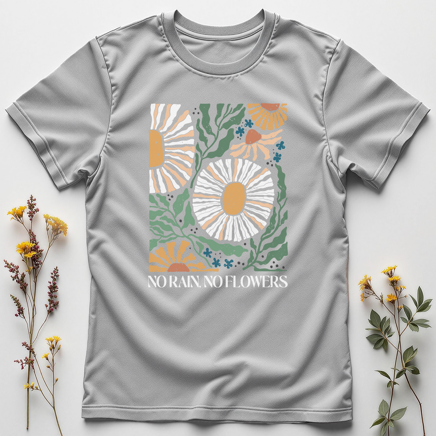 No Rain, No Flowers Tee