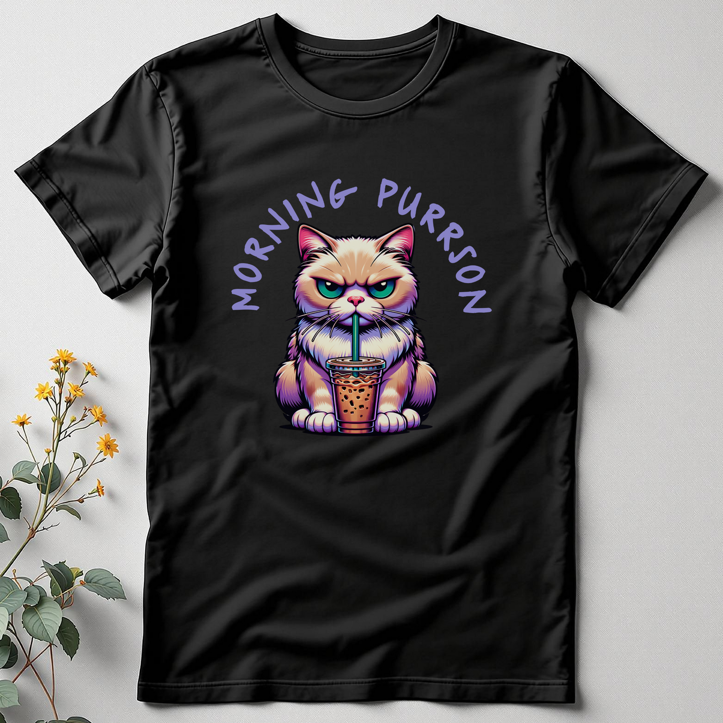 Grumpy but Purrfectly Functional Tee
