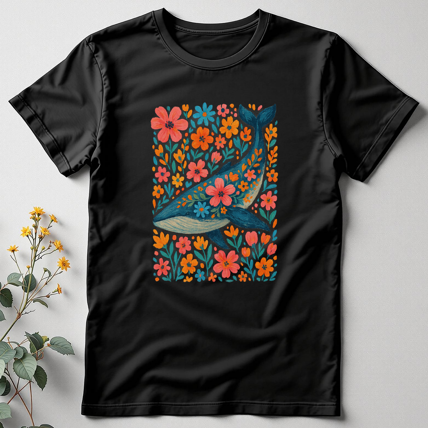 Beneath the Blue — Whale Whisper Tee