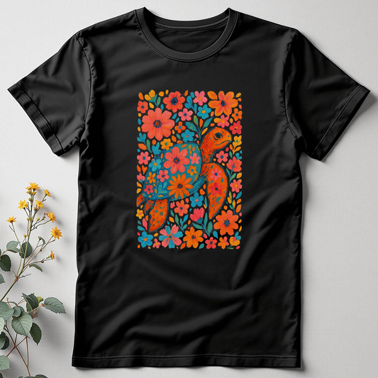 Floral Voyager — Sea Turtle Soul Tee