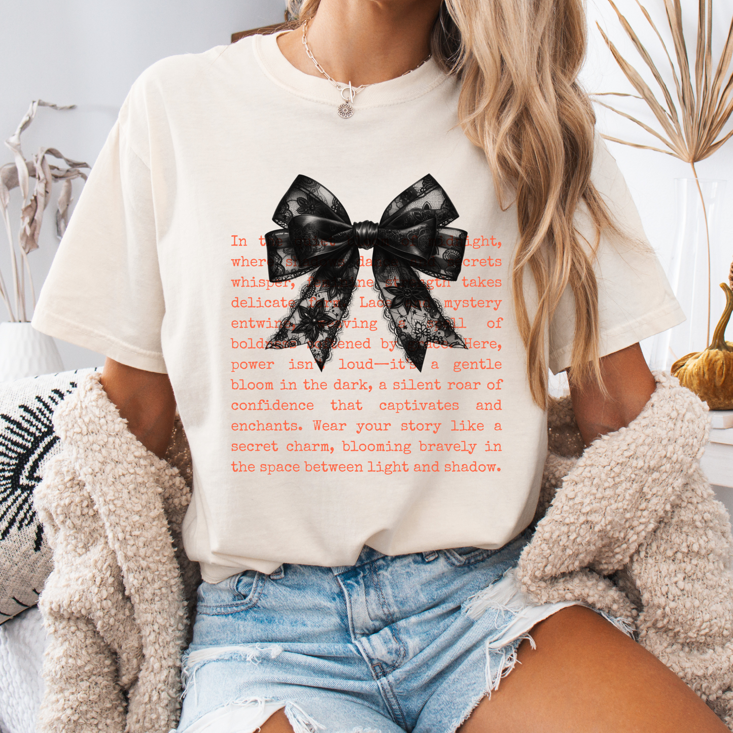 Midnight Coquette Bloom Tee