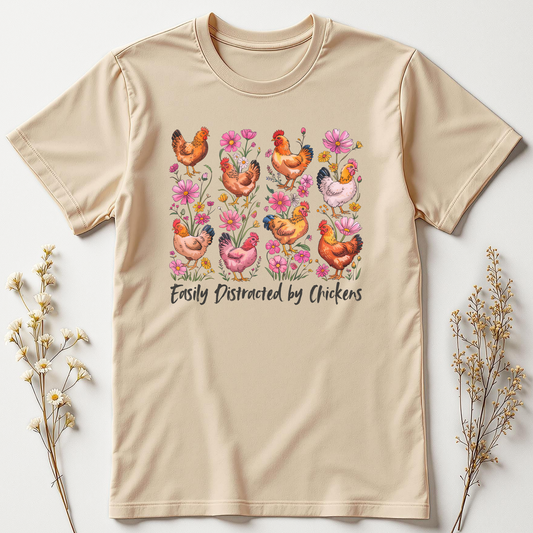 Chicken Whisperer — Easily Distracted Tee