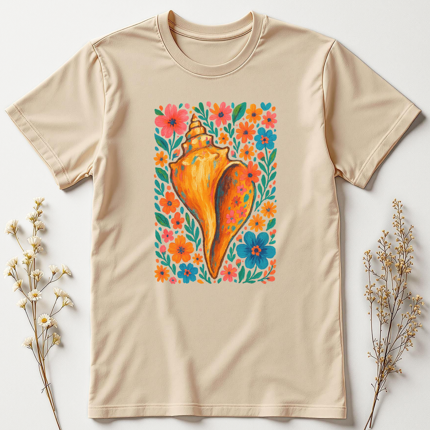 Blooming Spiral — Sea Shell Soul Tee
