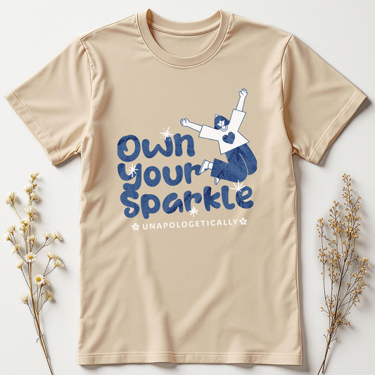 Sparkle Loud Tee – Own It Unapologetically