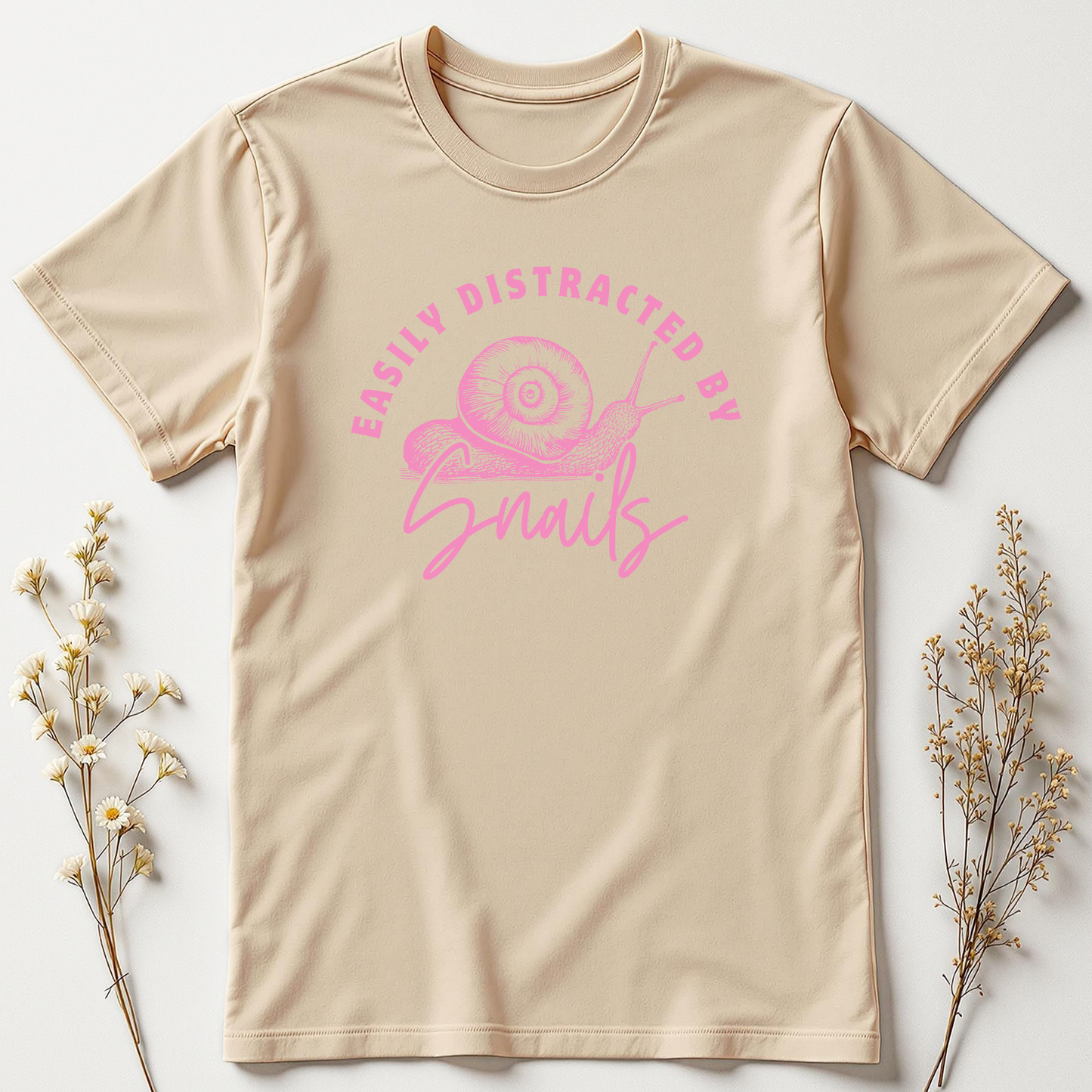 Easily Distracted by Snails Tee