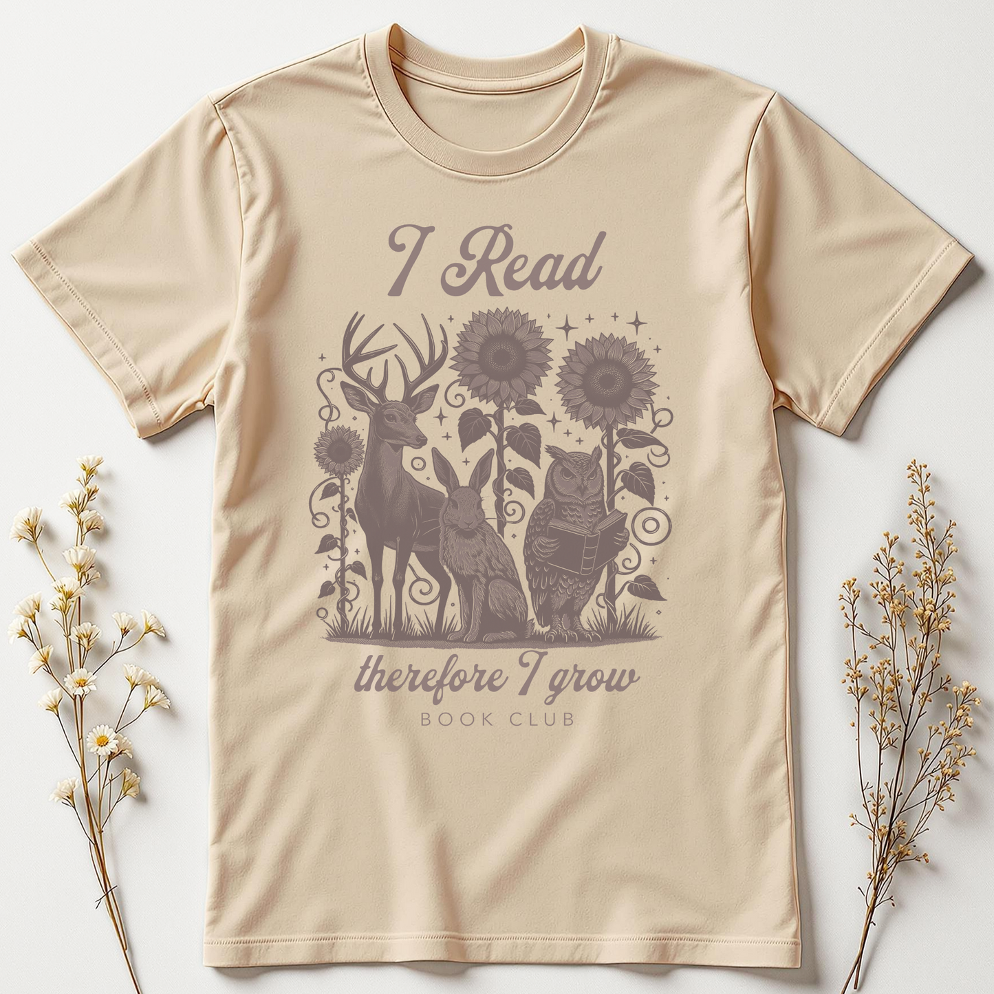 I Read, Therefore I Grow Tee