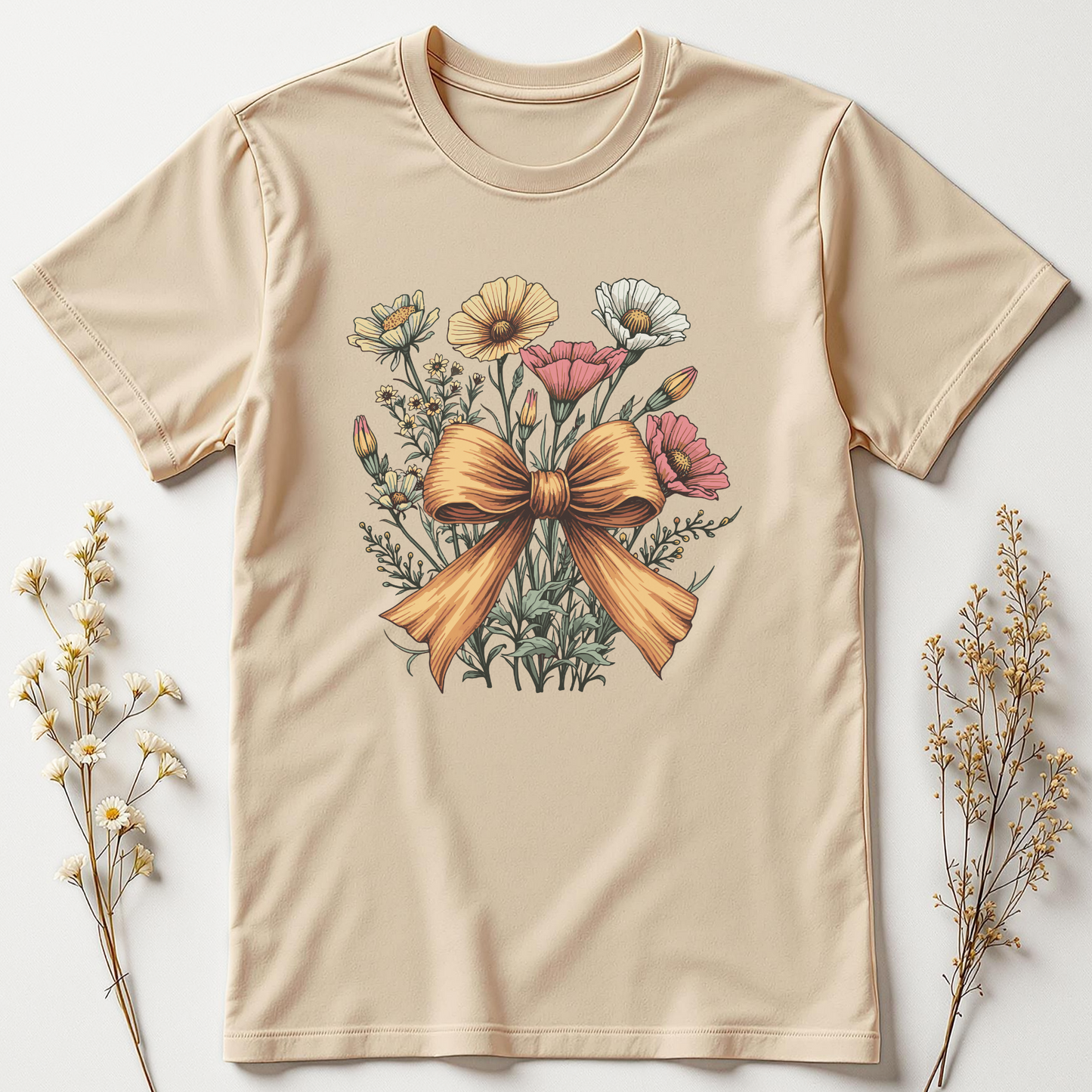 Cosmos & Coquette Bow Tee