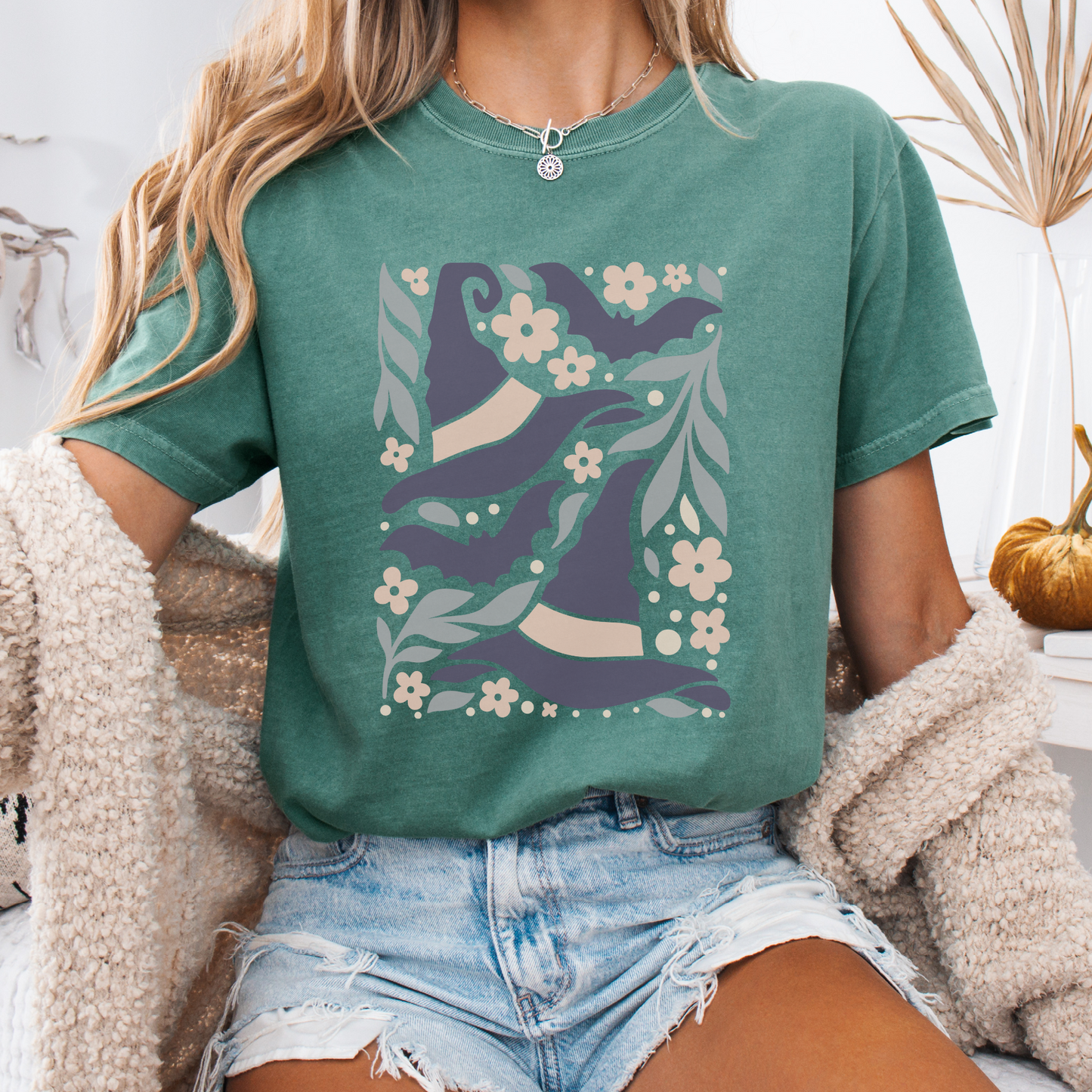 Witch Hats & Blooms - Spirited & Spellbound Tee