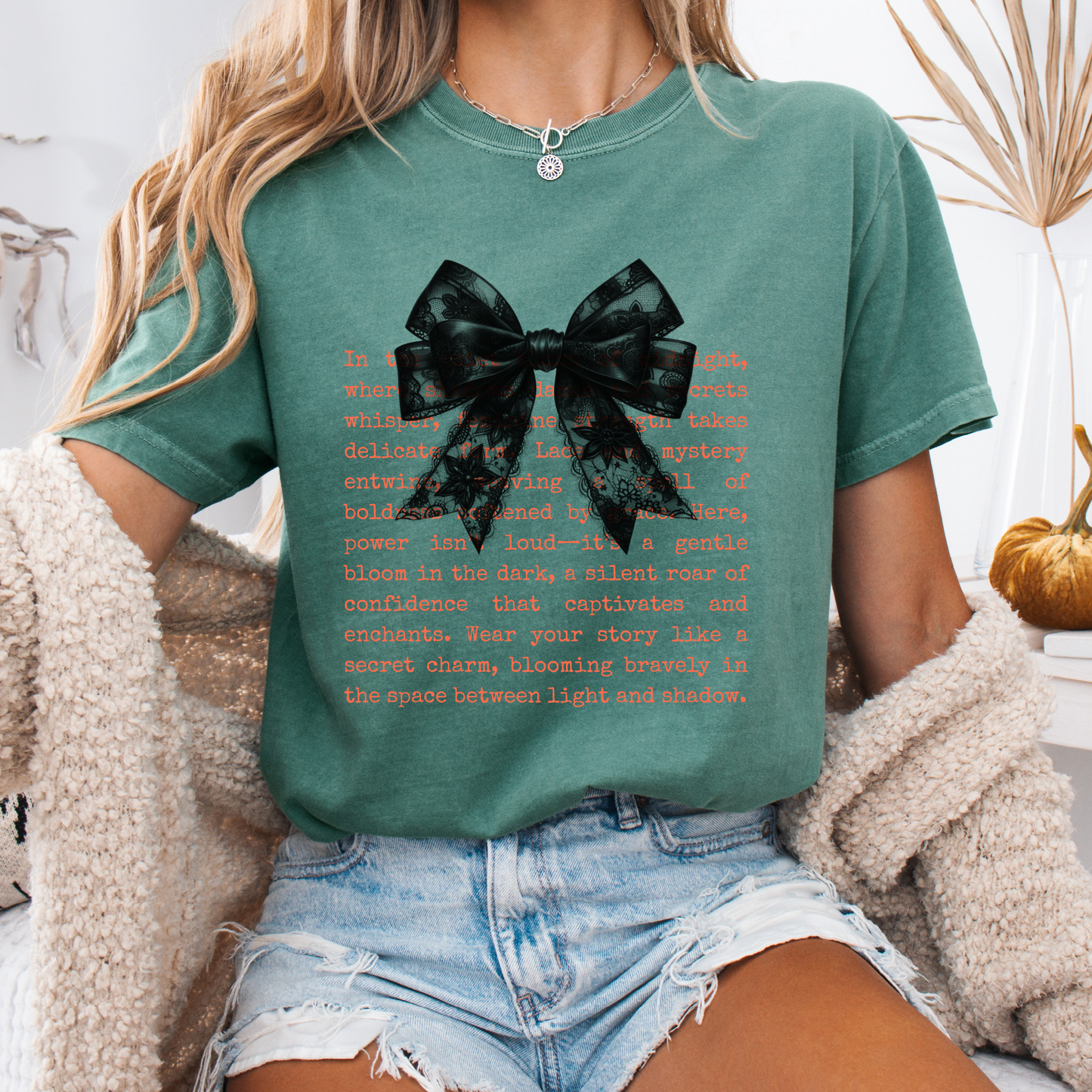 Midnight Coquette Bloom Tee