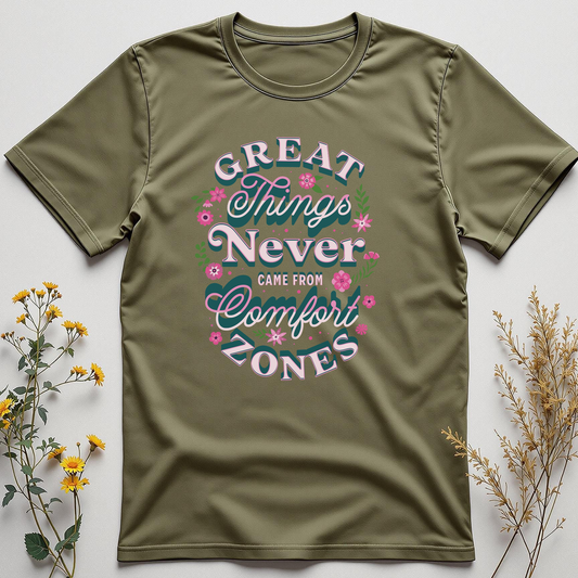No Growth in the Comfort Zone Tee
