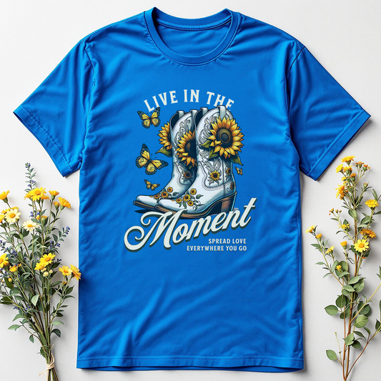 Right Here, Right Now – Live in the Moment Tee