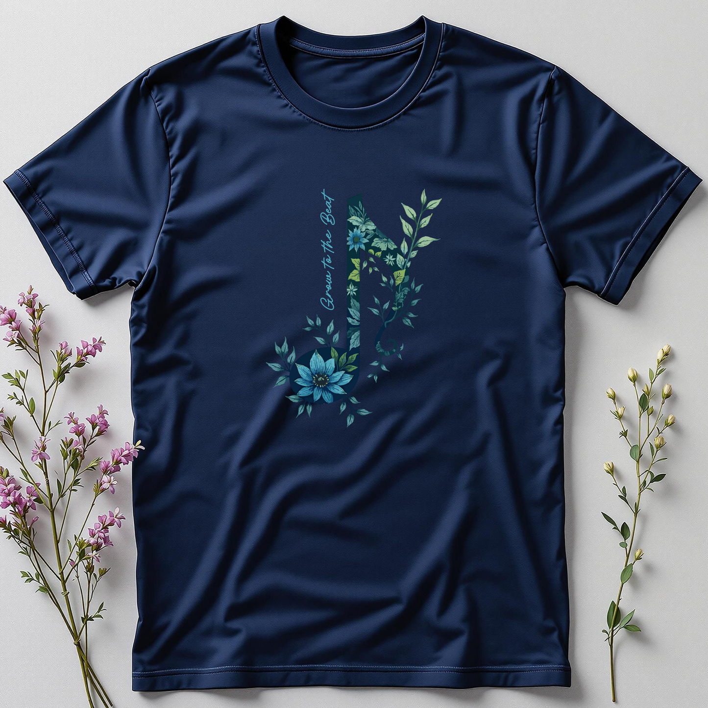 Grow to the Beat — Rhythm & Roots Tee