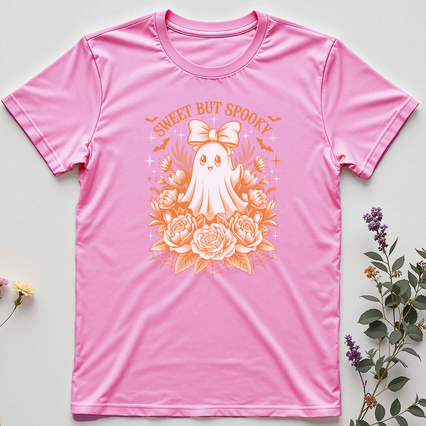 Sweet But Spooky Tee - Vintage charm with a ghostly wink