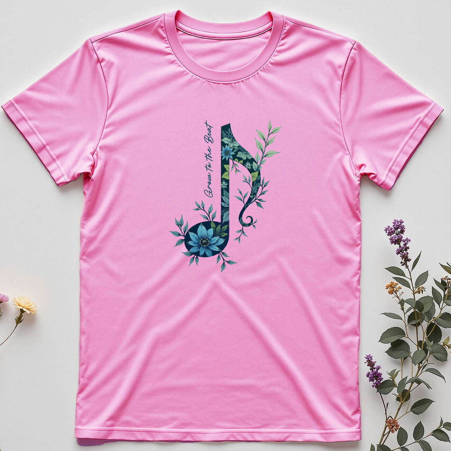 Grow to the Beat — Rhythm & Roots Tee