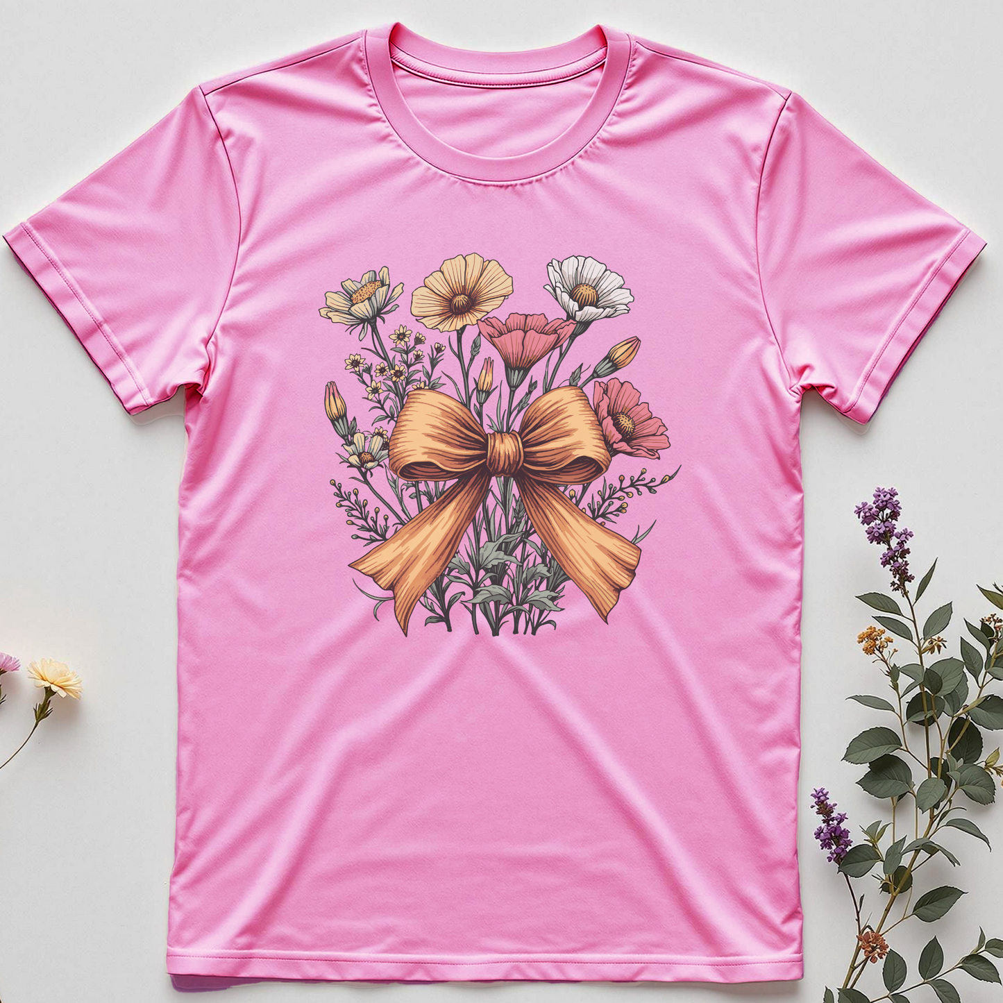 Cosmos & Coquette Bow Tee