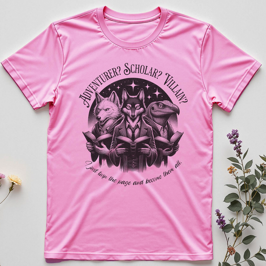 Adventurer? Scholar? Villain? Tee