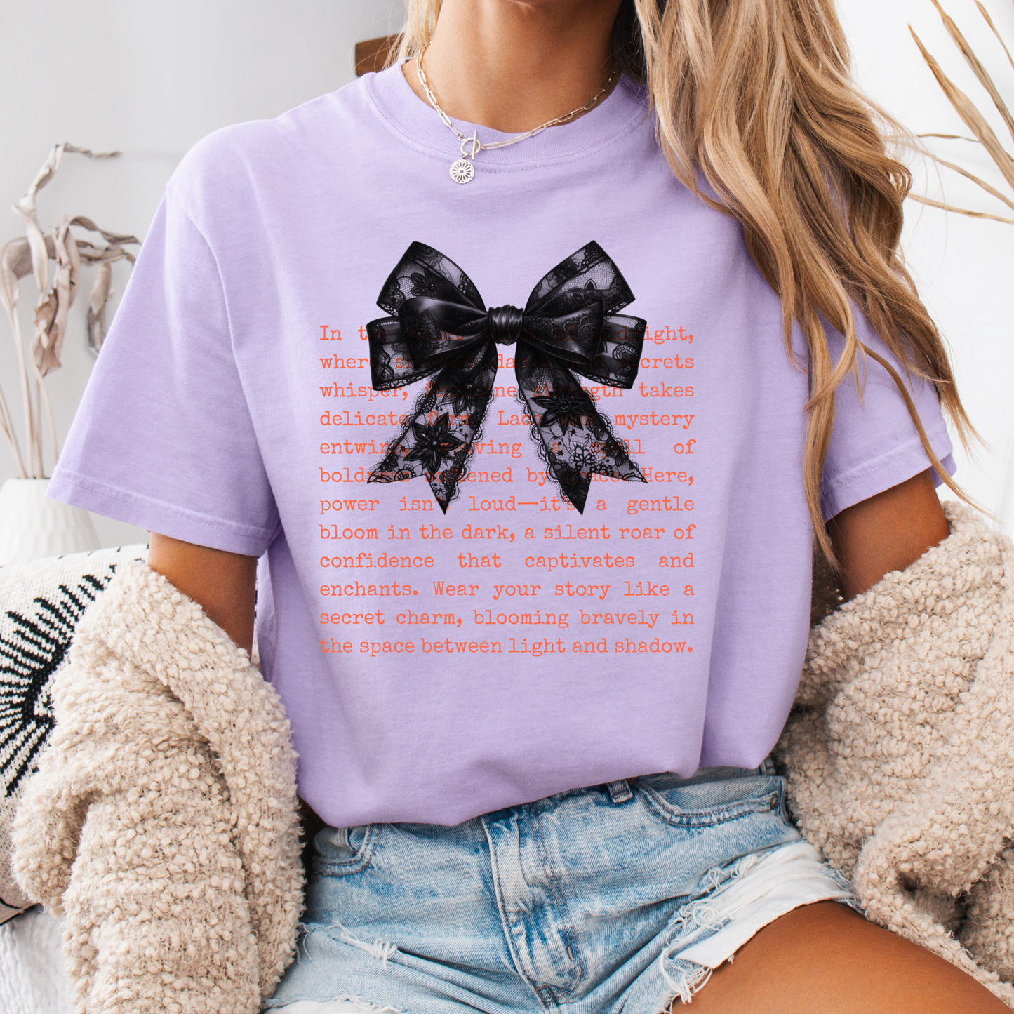 Midnight Coquette Bloom Tee