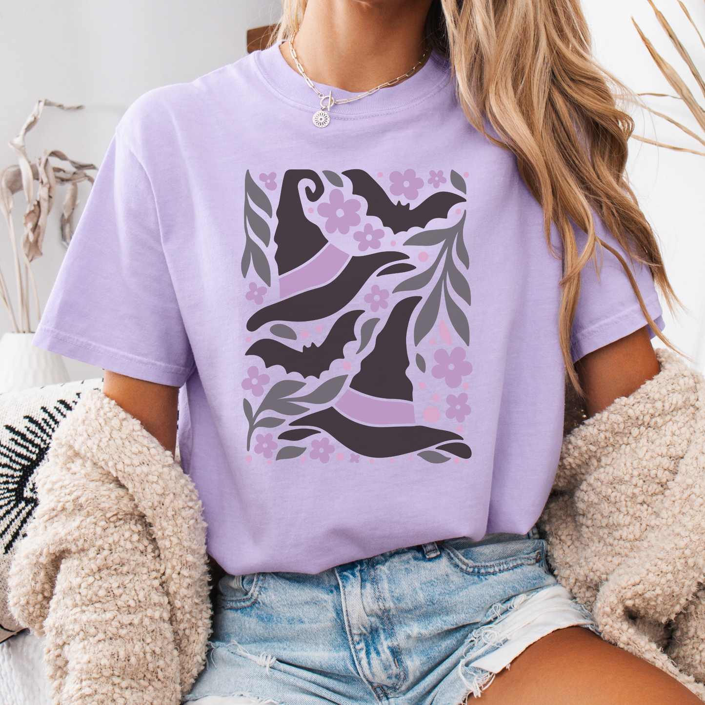 Witch Hats & Blooms - Spirited & Spellbound Tee