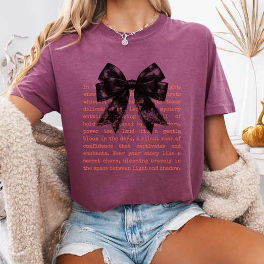 Midnight Coquette Bloom Tee